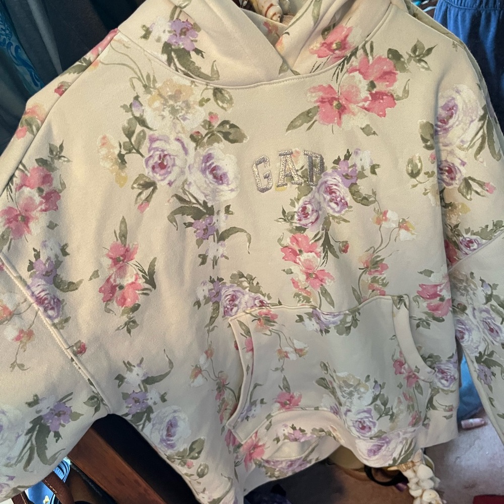 loveshackfancy x gap hoodie kids XL=women’s SMALL